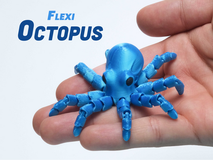 Ethereal Motion: Hand-Finished Realistic Articulated Octopus Sculpture