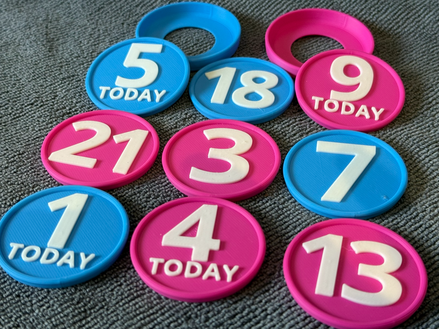 Custom Birthday Badges / Rosette Inserts