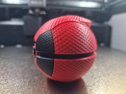 Premium Deadpool Pokeball. Ready-to-Display 3D Printed Marvel x Pokémon Crossover Collectible