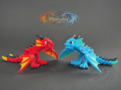 Flarewing - Interactive Flappy Dragon | Animated Wing-Flapping Figurine