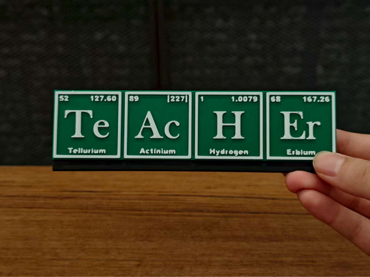 Super Teacher Chemistry Sign